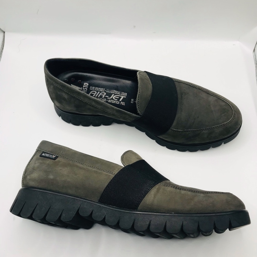 Mephisto Women's Slip-On‎ Loafers with Black Elastic - Picture 7 of 14